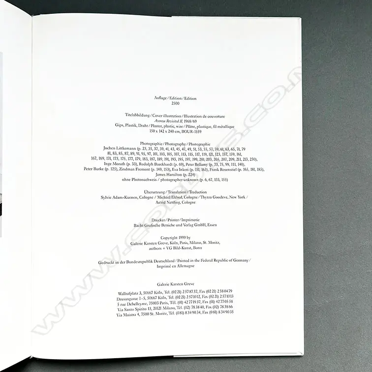 LOUISE BOURGEOIS CHEZ KARSTEN GREVE Image 1++